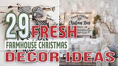 29 Fresh Farmhouse Christmas Decor Ideas