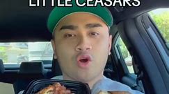 17_Trying Little Caesars Pizza! #fyp #foryou #fastfood #littlecaesars #pizza #chickenwings #chicken #tastetest #review | Natelo