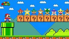 Super Mario Bros. but there are MORE Custom Super Star All Characters!