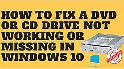How to Fix DVD Not Working in Windows 10