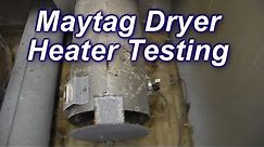 Maytag Dryer Not Heating - How to Test the Heater and Thermostats
