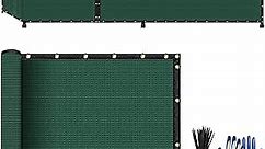 Privacy Fence Screen - 4' x 50' Fence Covering Privacy Screen Outdoor - Heavy Duty Fencing Mesh Shade Cover for Garden Wall Yard Backyard, Green