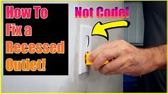 Fix it Right: How to Repair Sunken/ Loose Receptacle