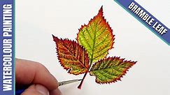 Bramble Leaf in Watercolour with Paul Hopkinson