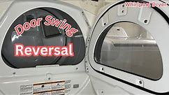How to Reverse Whirlpool Dryer Door Swing Direction