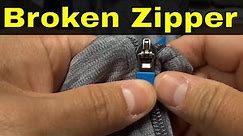 How To Fix A Broken Zipper-Easy Separated Zipper Solution
