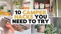 10 Camper Hacks & Tips to Try This Weekend | RV Hacks & Tips