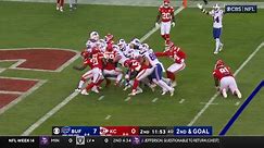 Josh Allen takes the Chiefs with him into the Endzone!