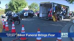 "They're a group just like anyone else" | Hells Angels arrive in Stockton for founders funeral