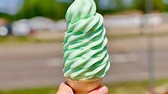 Mountain Dew soft serve available for 1 week only at Michigan ice cream shop