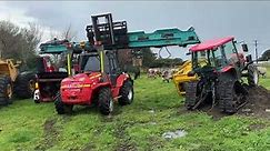 Manitou M-X 50-4 4wd 5 tonne capacity forklift demonstration.