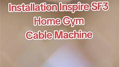 Inspire SF3 installation If you want this Home Gym on your House, Office - give me a call 🤙