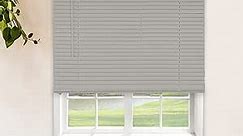 CHICOLOGY Custom Blinds for Windows, Mini Blinds, Window Blinds, Door Blinds, Blinds & Shades, Camper Blinds, Mini Blinds for Windows, Horizontal Window Blinds, Gray, 79" W X 36" H