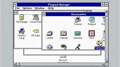 How Windows 3.1 look in 1992? | Overview & Walkthrough