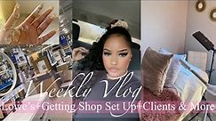 Weekly Vlog: Lowe’s+Getting Shop Setup+Clients & More