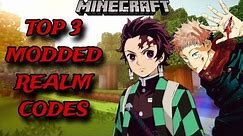 1.20+ || *TOP 3* BEST MODDED REALM CODES FOR MINECRAFT BEDROCK EDITION!