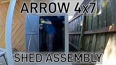 Arrow 4x7 Shed Assembly