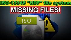 [FIXED] ISO 13346 UDF Extraction Problem in Windows 11 Enterprise | ISO Files Couldn't Found