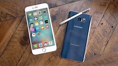 Apple iPhone 6s Plus vs Samsung Galaxy Note 5!