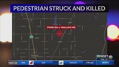 Pedestrian struck, killed by vehicle near McFarland