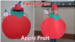 Kids Fancy dress tutorial | Fruit Fancy dress costume | Paper Apple | DIY Easy Handmade costume idea