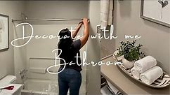 NEW BATHROOM REFRESH! DECORATE WITH ME #bathroom #decoratewithme
