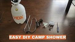 How to Make a Camp Shower | Team Tatum
