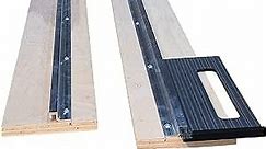 Saw Guide Tracks for Circular Saws (12 Feet) – Durable Cross Cut Guide for Making Straight Cuts! Lightweight, Easy to Assemble Guide Rails for Woodworking! (Stone Coat Countertops)