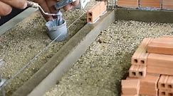 Building a miniature house with real materials