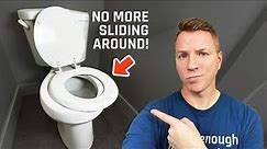 How to Tighten or Replace a Toilet Seat in 3 Minutes
