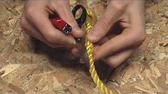 Splicing a Loop Into The End Of A Rope (Part 2) - HD