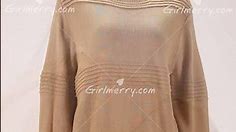 Girlmerry Casual slight stretch knitted 3 colors crew-neck sweater Wholesale EA012802