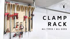 Clamp Rack Build | Universal | Space Saving | Customizable Plans