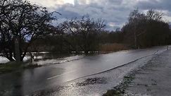 Hanover-Dohren Bridge Road closed: Bruckstrabe, Germany faces severe flooding