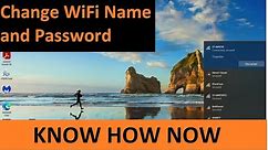 How to Change WiFi Network Name and Password