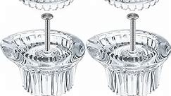 Enhon 2 Pack Shower Knob Handle Kit Compatible with Moen 96797 Chateau Collection, Replacement Shower Knob Handle for Single Handle Bathroom Tub and Shower Handle, Include Screws, Chrome Knob Insert