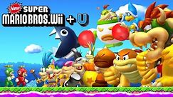 New Super Mario Bros Wii + U - Full Game 100% Walkthrough (2 Player)