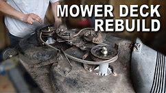How to Rebuild a Mower Deck - Craftsman LT 1000