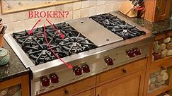 Wolf Range Cooktop Troubleshooting : Igniter, Spark Module and MicroSwitch