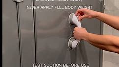 How to install the shower grab bar with the correct order