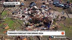 Tornado forecast for Spring 2024