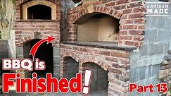 How to Build a Brick Arch / Wood Fired BBQ / Outdoor Kitchen Build - Part 13 / DIY Masonry