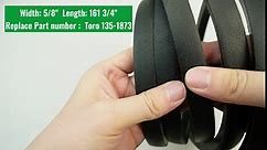54" Deck Belt Fit for John Deere D170 G110 190C LA150 LA175 Series Lawn Mower, Drive Flat Belt 5/8" x 161 3/4" Replace GX21395