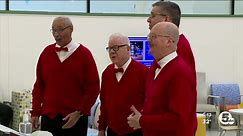 Barbershop quartets spread love and happiness on Valentine's Day