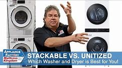 Stackable vs. Unitized Washer and Dryer: Which Laundry Set is Best For You!