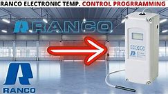 HVACR Training: How To Program RANCO Electronic Temperature Control (RANCO ETC-111000-000 Control)