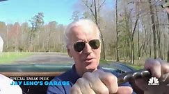 Biden takes a Corvette and electric Ford pickup for high-speed spins