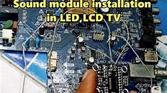 audio card कैसे लगाएँ | led tv sound problem | led tv repairing course | led tv repairing | Raj Technical Institute