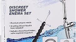 Cleanstream Aqua Shot Deep Shower EnemaDouche Cleansing System, Black