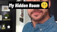 Now that's COOL 😃#DIY #hiddendoor #bookcasedoor #hiddenbookcasedoor #bookcase #secretdoor #home #diyproject #hiddenroom #secretroom #storagetips #hacks Amy Marino Homes | Murphy Door